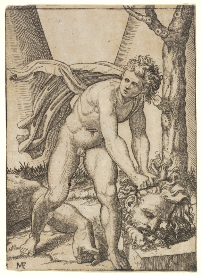 David with the head of Goliath MET DP833497