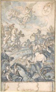 Constantine's Battle at the Milvian Bridge MET DP803133