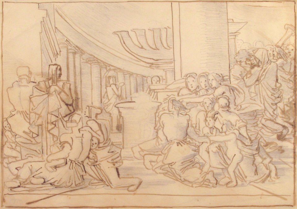 Congregation in a Temple MET 1996.582.7