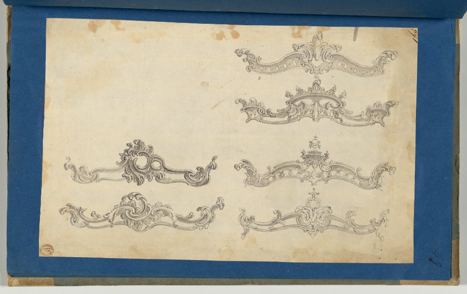 Cornices, in Chippendale Drawings, Vol. I MET DP-14278-044