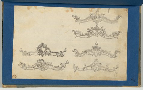 Cornices, in Chippendale Drawings, Vol. I MET DP-14278-044
