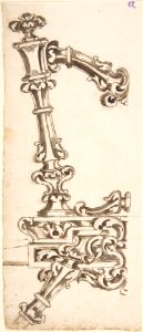 Decorated Support for Rear of a Carriage MET DP802665
