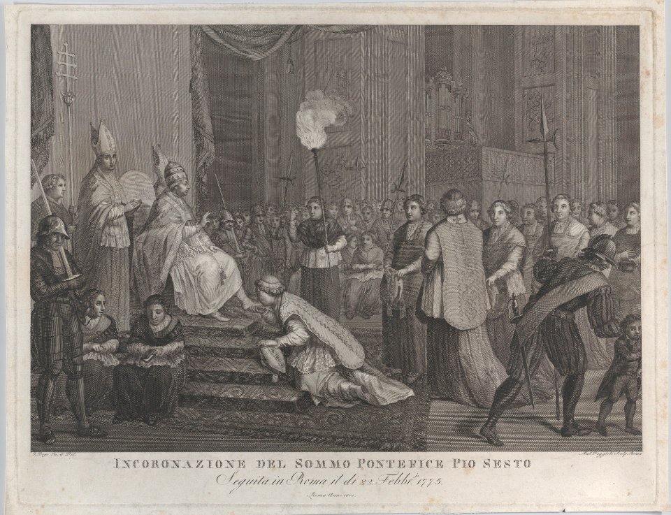 Coronation of Pope Pius VI Met DP885871