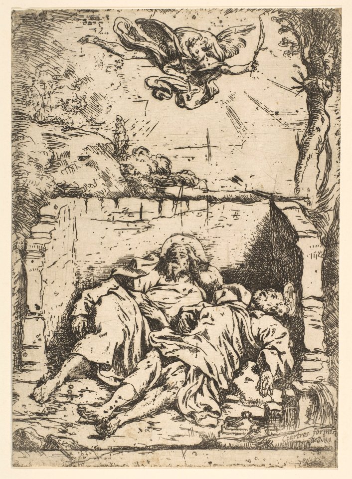 Death of St. Peter and St. Paul (Saint Pierre et Saint Paul dans le tombeau) MET DP818797