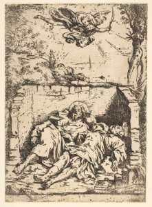 Death of St. Peter and St. Paul (Saint Pierre et Saint Paul dans le tombeau) MET DP818797