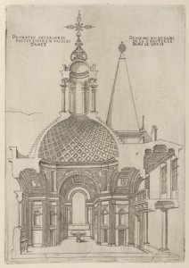 Cross sections of the Chapel at Chateau d'Anet MET DP834463
