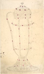 Crystal Vessel with Ornamented Metal Lid, Foot, Handle and Mounts MET DP806694