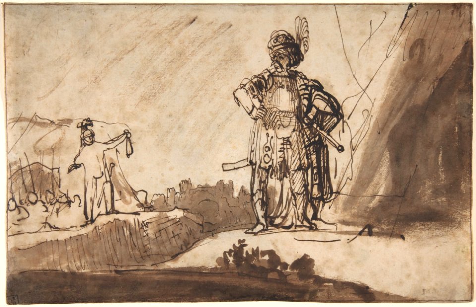 David Showing Saul the Tip of His Coat MET DP800168
