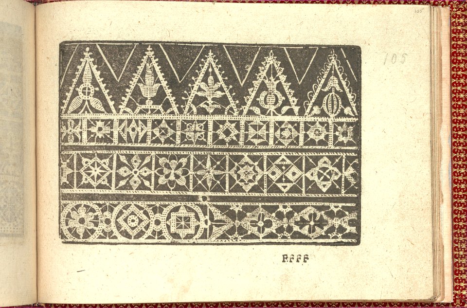 Corona delle Nobili et Virtuose Donne- Libro I-IV, page 105 (recto) MET DP353752