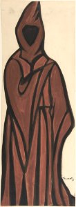 Death wearing a brown robe MET DP804943