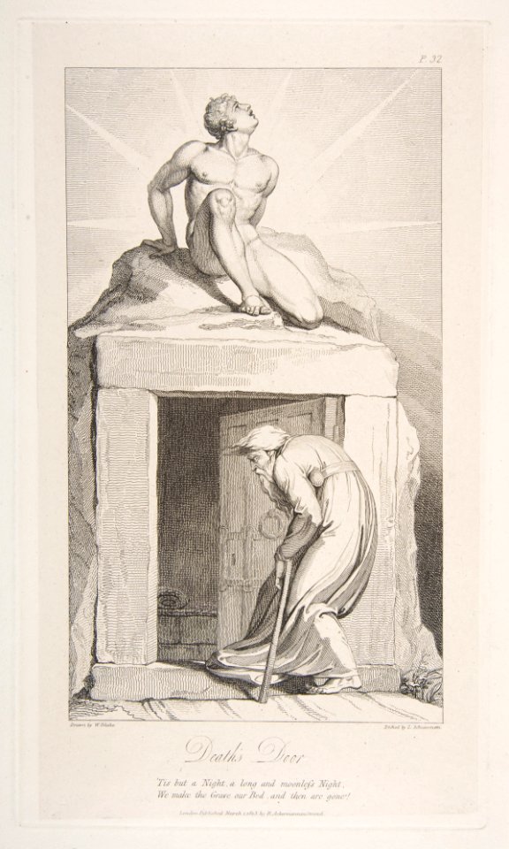 Death's Door, from The Grave, a Poem by Robert Blair MET DP816716