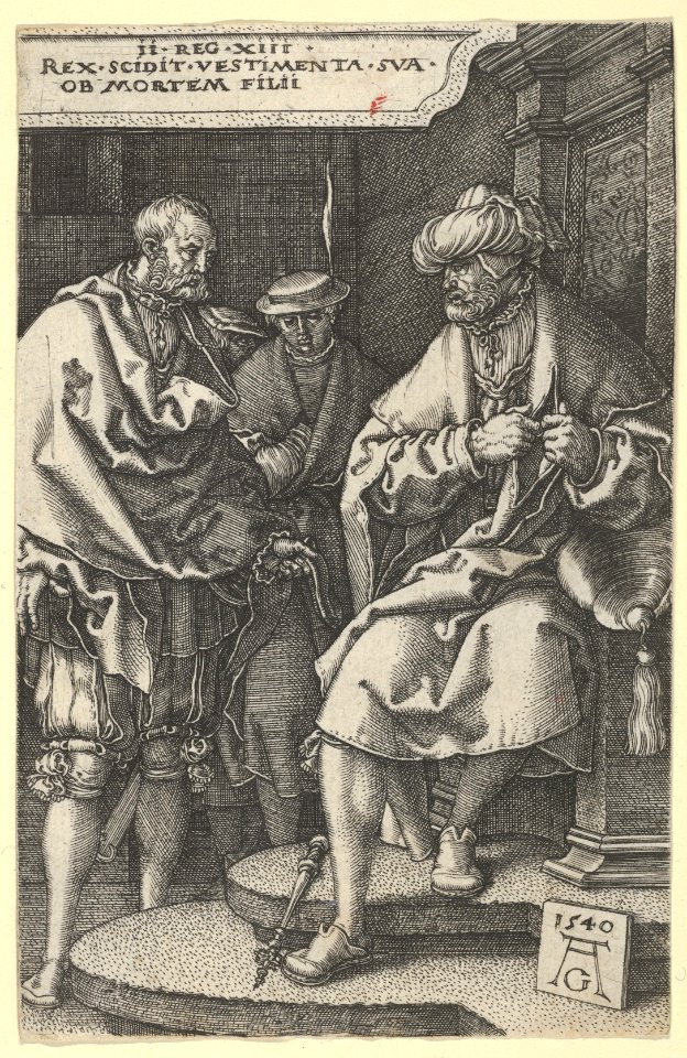 David Tearing His Clothes in Grief, from The Story of Amnon and Tamar MET DP836655