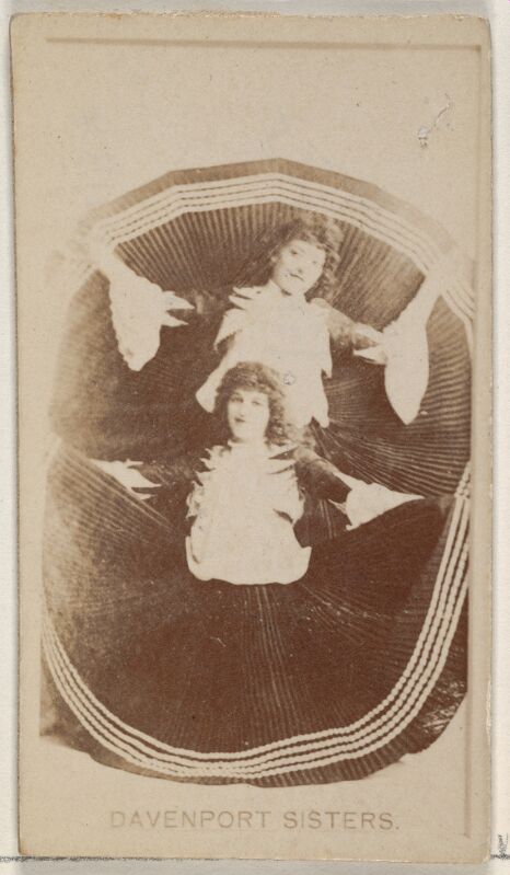 Davenport Sisters, from the Actors and Actresses series (N45, Type 8) for Virginia Brights Cigarettes MET DP831444