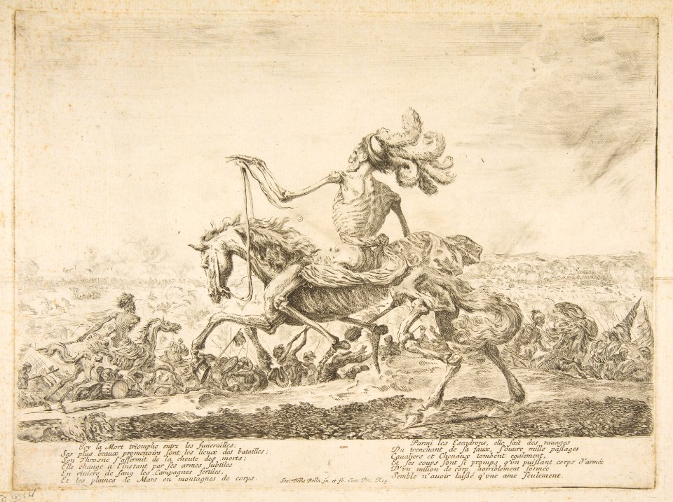 Death on a Battlefield, from 'The five deaths' (Les cinq Morts) MET DP817590