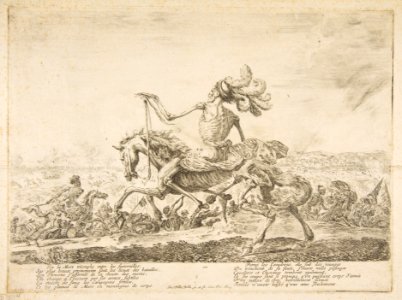 Death on a Battlefield, from 'The five deaths' (Les cinq Morts) MET DP817590