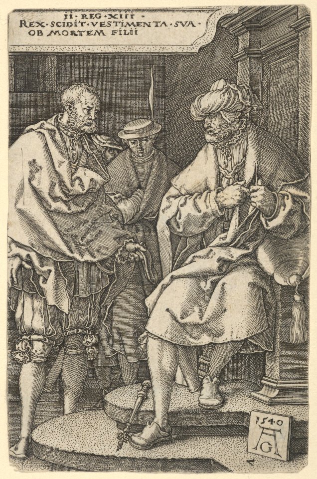 David Tearing His Clothes in Grief MET DP836661
