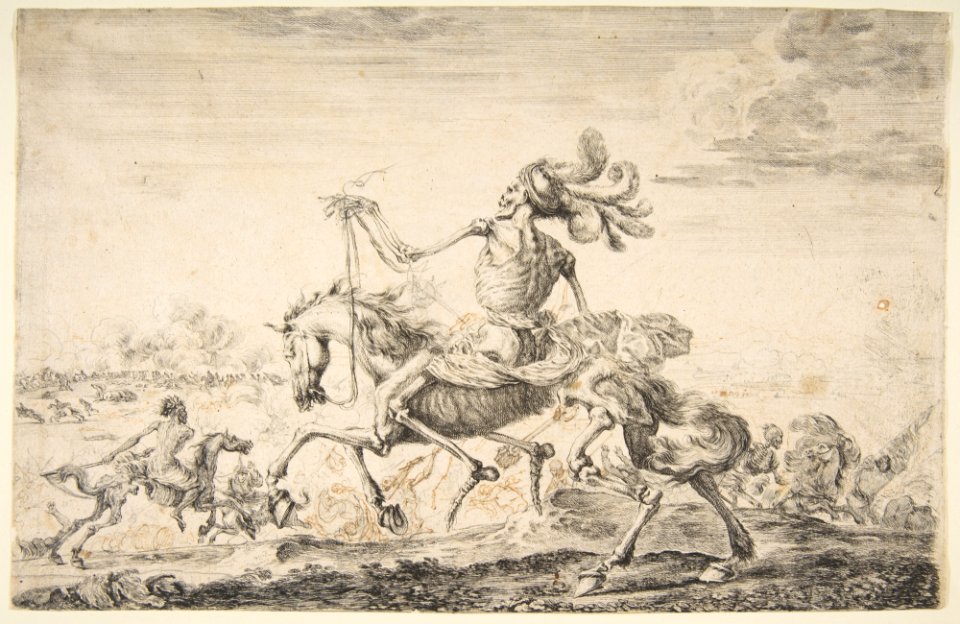 Death on the Battlefield, from 'The five deaths' (Les cinq Morts) MET DP817592