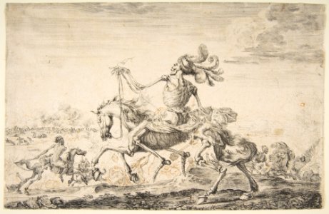 Death on the Battlefield, from 'The five deaths' (Les cinq Morts) MET DP817592