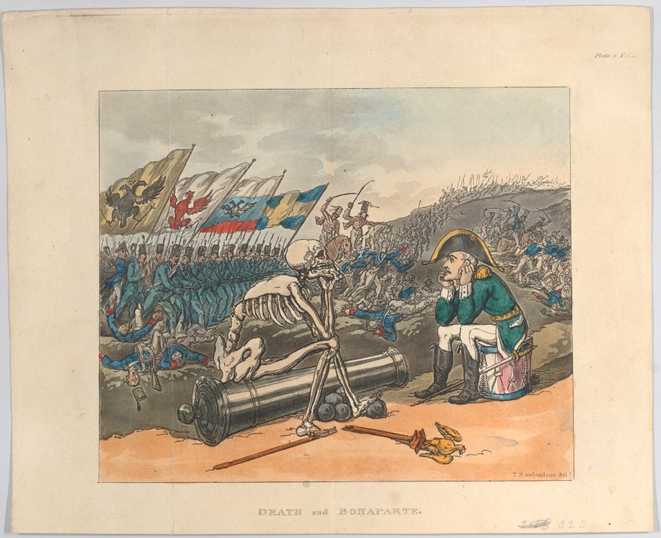 Death and Bonaparte, The Two Kings of Terror Met DP885276