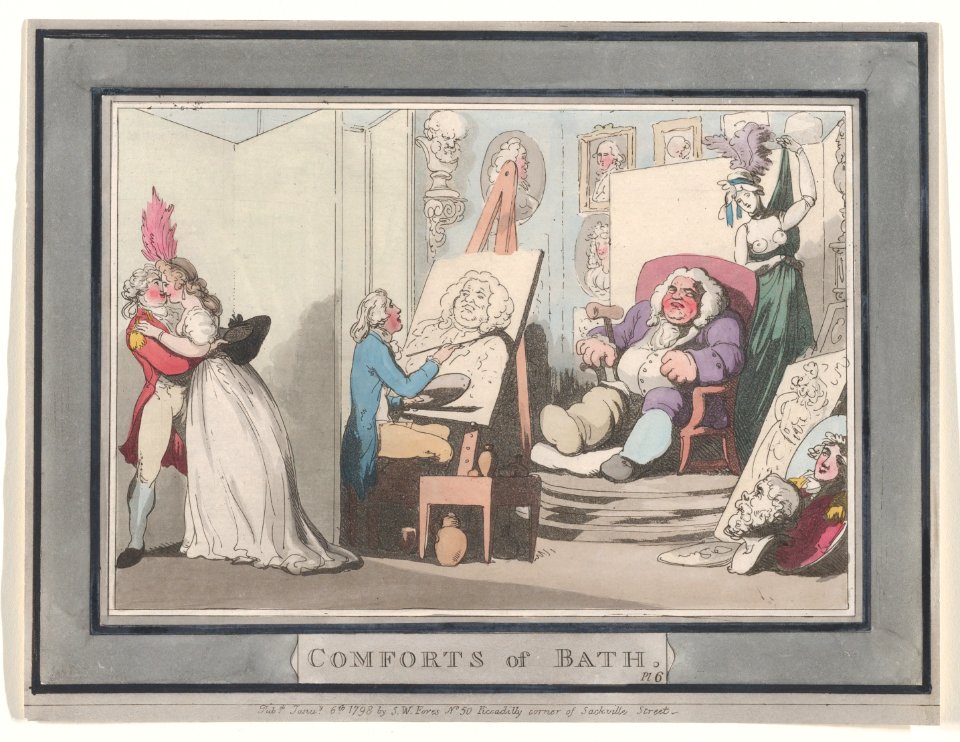 Comforts of Bath, Plate 6 MET DP872146