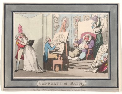 Comforts of Bath, Plate 6 MET DP872146