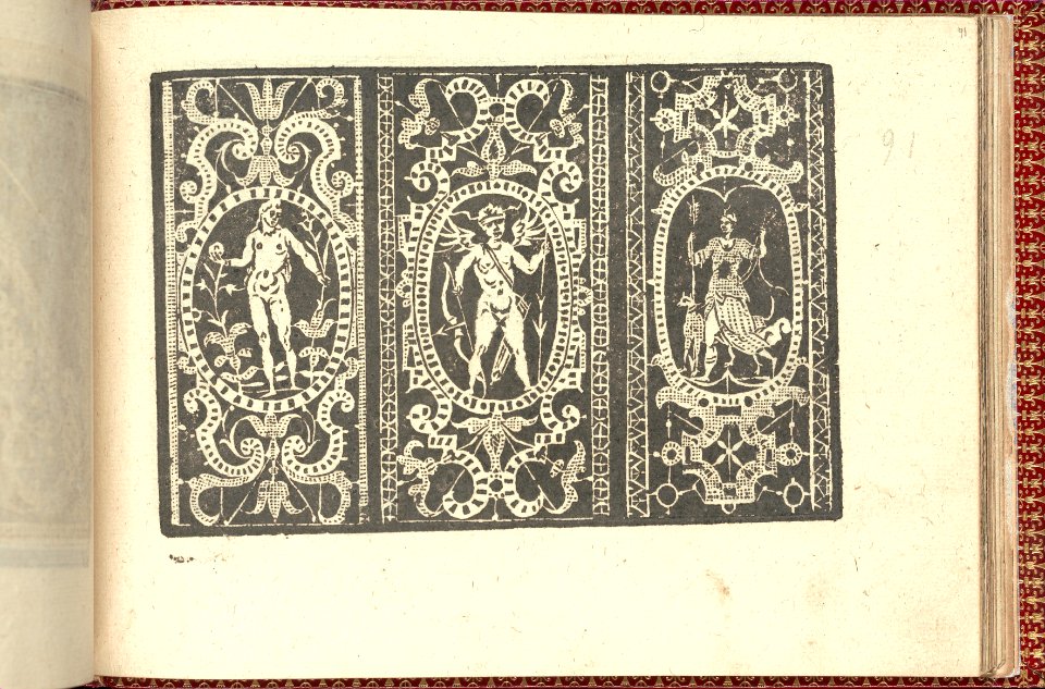 Corona delle Nobili et Virtuose Donne- Libro I-IV, page 91 (recto) MET DP353738