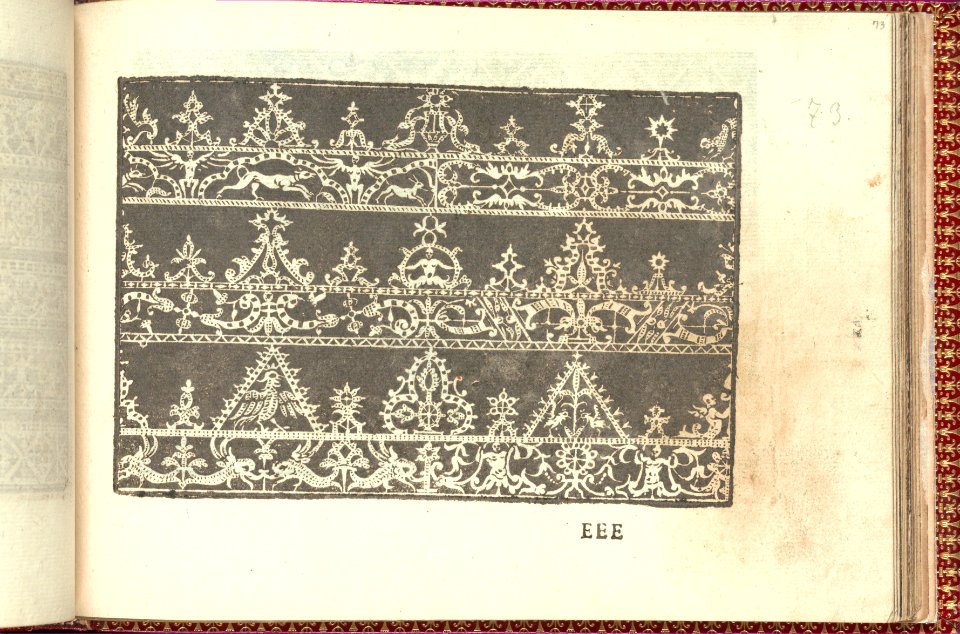 Corona delle Nobili et Virtuose Donne- Libro I-IV, page 73 (recto) MET DP353720