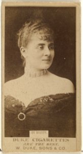 De Marsy, from the Actors and Actresses series (N145-7) issued by Duke Sons & Co. to promote Duke Cigarettes MET DP840394