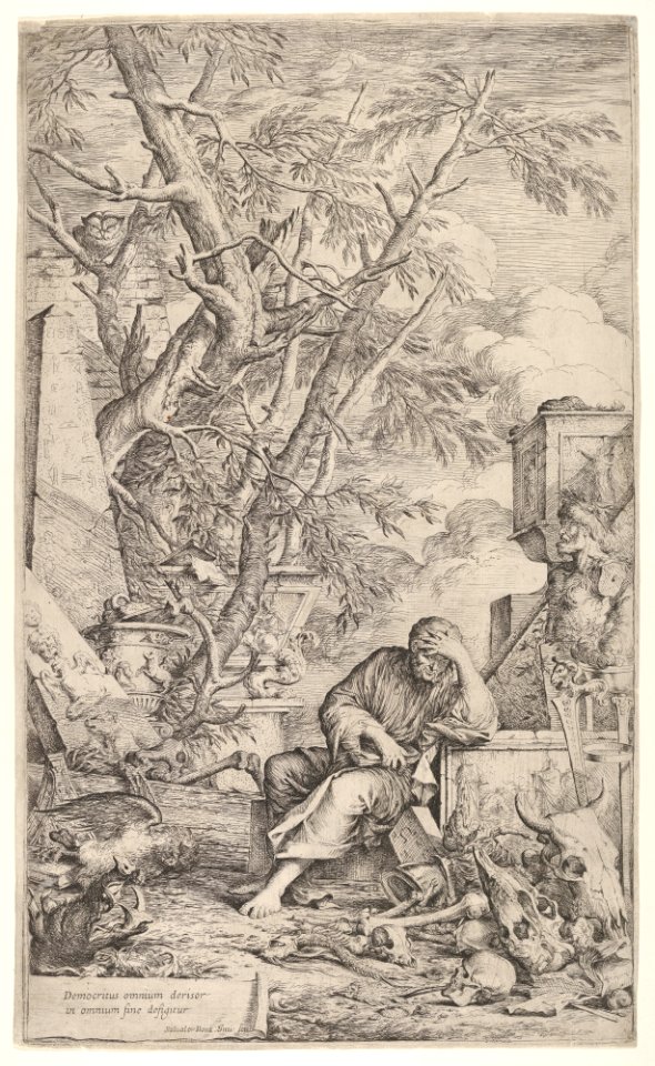 Democritus in Meditation MET DP831915