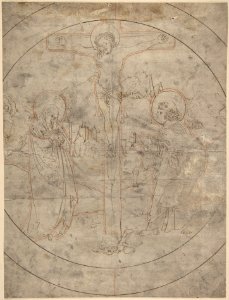 Crucifixion with the Virgin and St. John the Evangelist MET DP803438