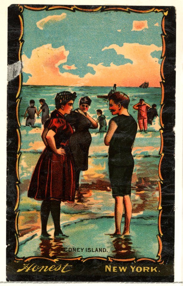 Coney Island, from the Transparencies series (N137) issued by W. Duke, Sons & Co. to promote Honest Long Cut Tobacco MET DP865655
