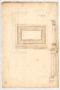 Court Cupboard (side elevation) MET DP258608
