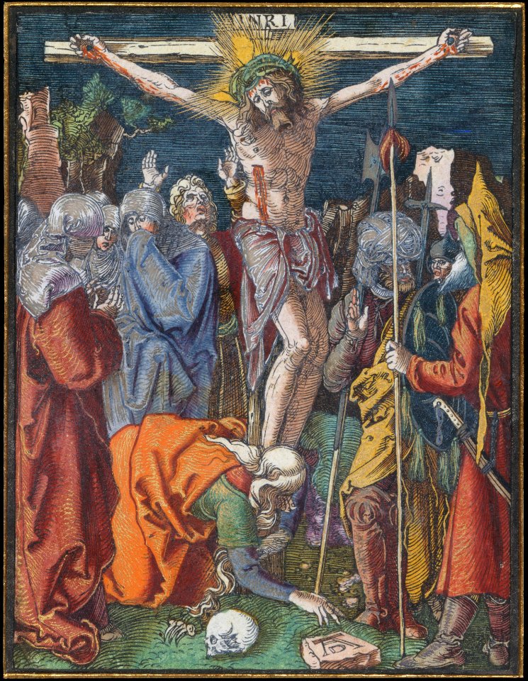 Crucifixion, from the Small Woodcut Passion MET DT10618