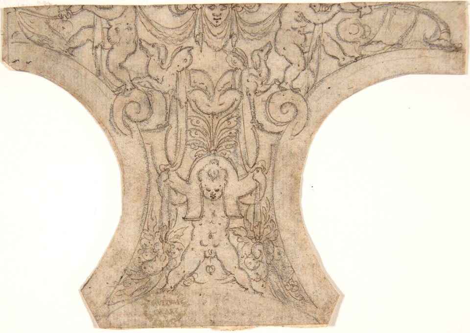 Decoration for a Spandrel in a Cove MET DP801895