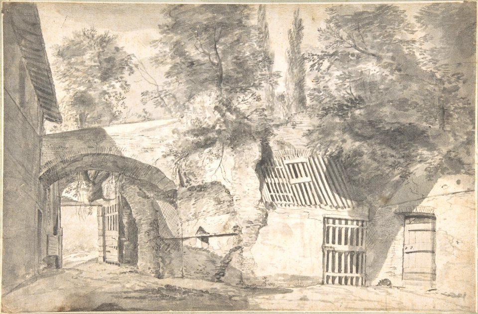 Courtyard of a Farmhouse MET DP801087