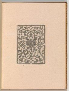 Copies after the 'Livre contenant passement de moresques' (plate 8) MET DP703529