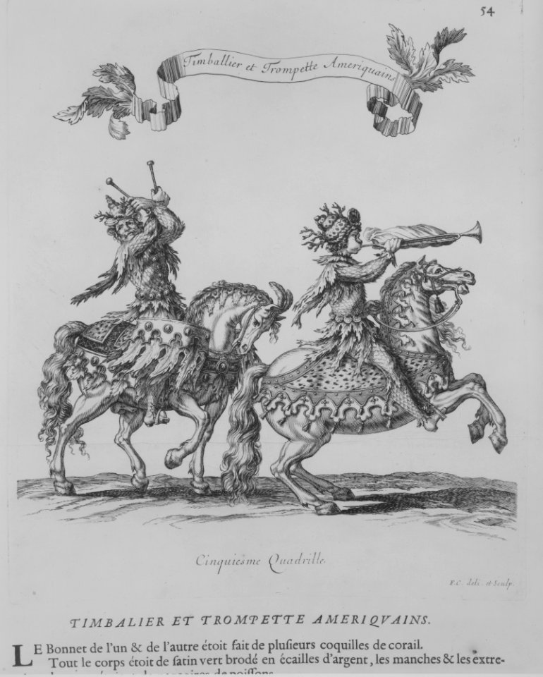 Courses de Testes et de Bagues Faittes par Roy et par les Princes et Seigneurs de sa Cour, en l'année 1662 MET MM54576