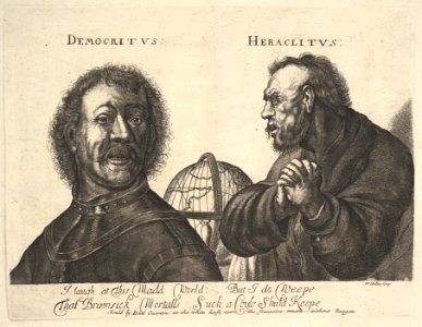 Democritus and Heraclitus MET DP823919