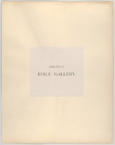 Dalziels' Bible Gallery- Illustrations from the Old Testament MET DP835856