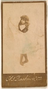Dancer, from the Actresses series (N664) promoting Old Fashion Fine Cut Tobacco MET DPB869747