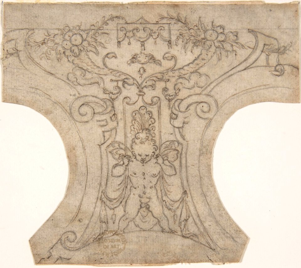 Decoration for a Spandrel in a Cove MET DP801896