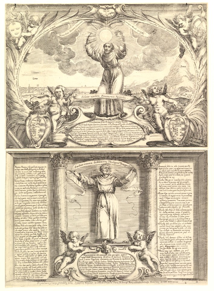 Decoration for a Thesis in Honor of St. Francis Solano MET DP820214