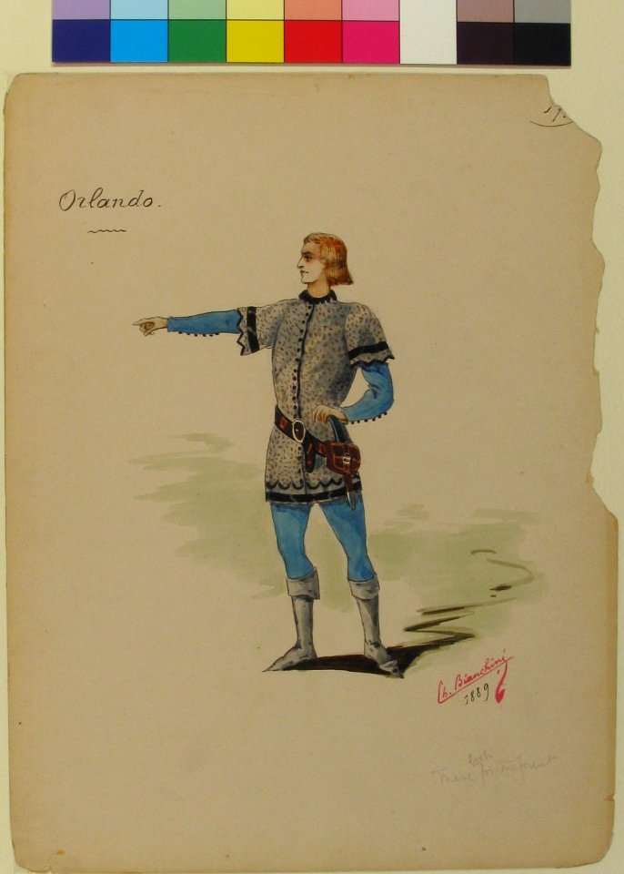 Costume Design for "Orlando" MET 69.683.1