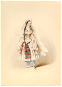 Costume Study for Blonde in the "Abduction from the Seraglio" by W.A. Mozart MET DP830229