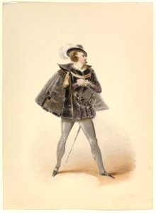Costume Study for Belmonte in the "Abduction from the Seraglio" by W.A. Mozart MET DP830228