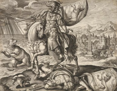 Cyrus, King of Persia, from Four Illustrious Rulers of Antiquity MET DP832590 (cropped)