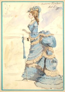 Costume Design for 'Madame Trentoni', Act I MET DP825234