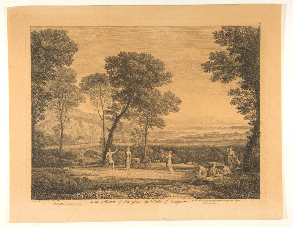 Dance Under the Trees (Landscape with Rural Dance) MET DP816370
