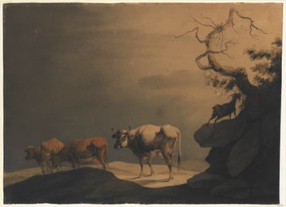 Cows and a Goat in a Landscape MET DP217843