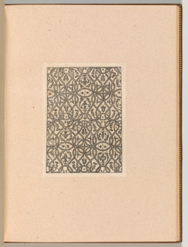 Copies after the 'Livre contenant passement de moresques' (plate 9) MET DP703530